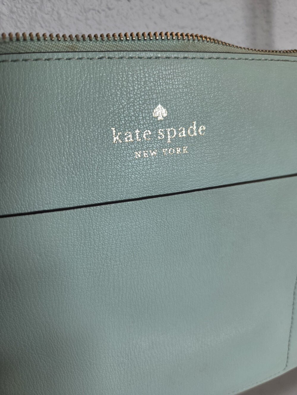 Kate Spade Patrice Mint Green Leather Crossbody Bag
